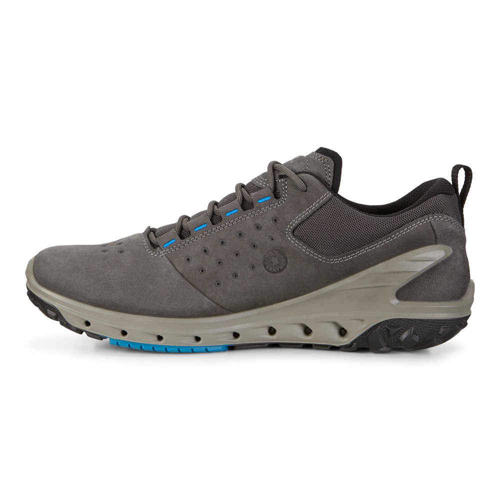 ECCO Mens Hiking Shoes Dark Grey - Biom Venture Gtx Tie - KIL-958461